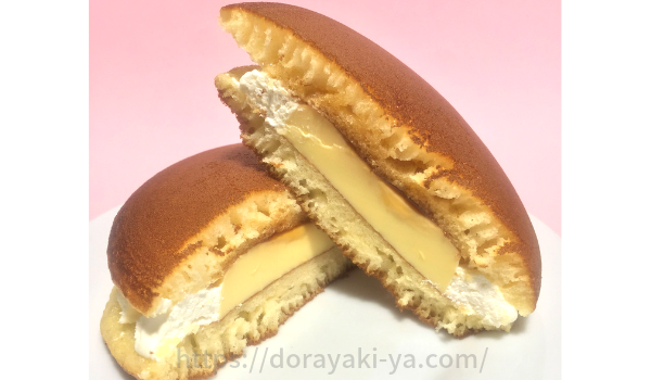 セブンイレブンプリンの生どら断面