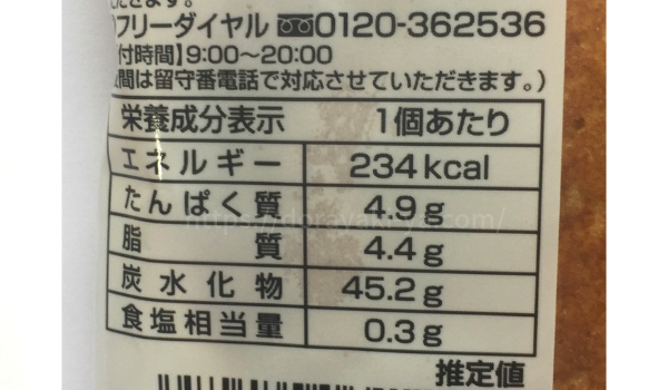 あわしま堂しっとりふんわりどら焼カロリー