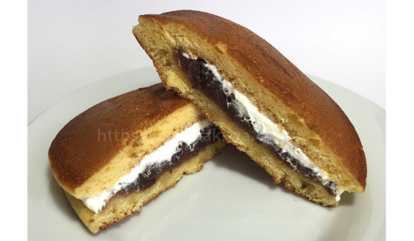 あわしま堂塩バターどら焼断面