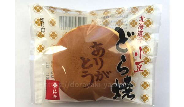 柿安口福堂のどら焼き「母の日ありがとうどら焼き」袋表