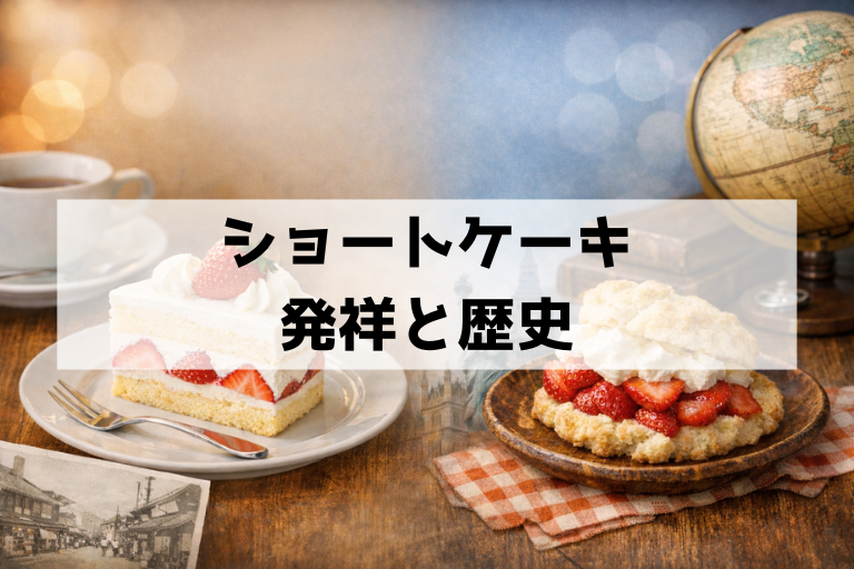 ショートケーキは日本発祥？海外のshortcakeと別物な理由を歴史で解説